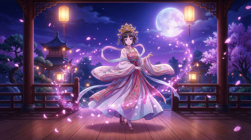 黑丝动漫视频-古风舞蹈MV